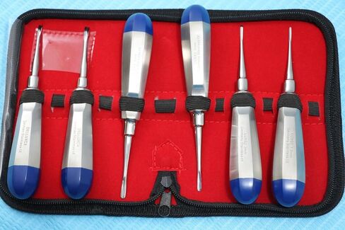 German Grade Set of 6 PCS STR and CVD 1.5MM to 4MM Dental Surgery Extraction LUXATING Elevator in Saudi Arabia