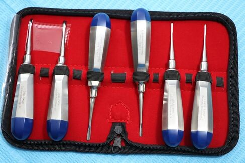 German Grade Set of 6 PCS STR and CVD 1.5MM to 4MM Dental Surgery Extraction LUXATING Elevator in Saudi Arabia