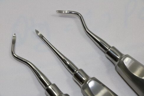 Premium German Set of 3 Dental HEIDBRINK Root TIP Pick Elevators Right Left Straight Instruments Set of 3 Each in Kuwait