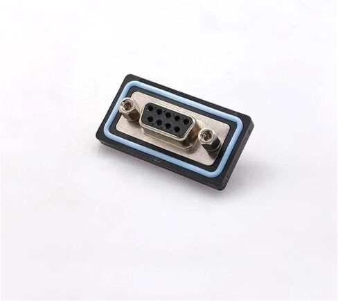 DB9 Connector IP68 RS232 485 D-SUB 9 Pin Solder D-Type Brass Plating 3U 1Pcs(Female) in Saudi Arabia