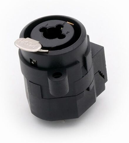 10Pcs/lot XLR Panel Mount Chassis Connector Dual Function Female Jack + 7Pin XLR Female Jack Socket Right Angle in Saudi Arabia