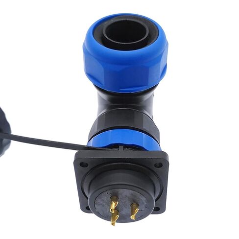 SP28 Corrugated Pipe IP68 Connector Angle Connectors 90 Degree Elbow 1Pcs(19P) in Saudi Arabia