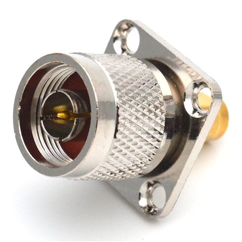 N/SMA-JJF N Male to SMA Male with Flange Fixed RF Connector L16/SMA-JFJ 1Pcs in Saudi Arabia