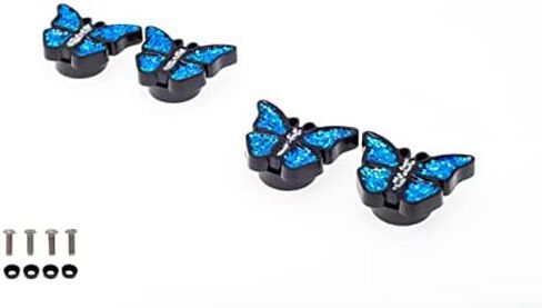 FD&D Multiple Use Shining Screw Cap, Blue Butterfly Pattern with M6 Machine Screw in Kuwait