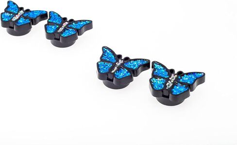 FD&D Multiple Use Shining Screw Cap, Blue Butterfly Pattern with M6 Machine Screw in Kuwait