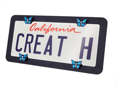 FD&D Multiple Use Shining Screw Cap, Blue Butterfly Pattern with M6 Machine Screw in Kuwait