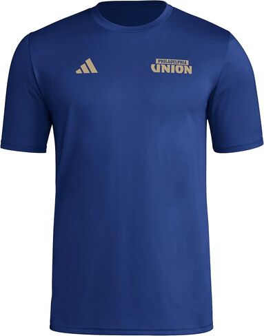 Adidas Mens Philadelphia Union Local Warp Pre-Game Short Sleeve T-Shirt in Saudi Arabia
