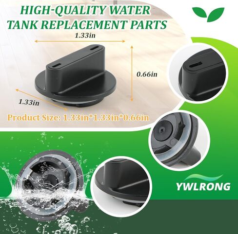 2PCS Water Tank Box Cover for iRobot Braava Jet M6 Water Tank Plug for Braava Jet M6 Series 6110 6012 6112 6113 Robot Vacuum Mop Replacement Accessories in Saudi Arabia