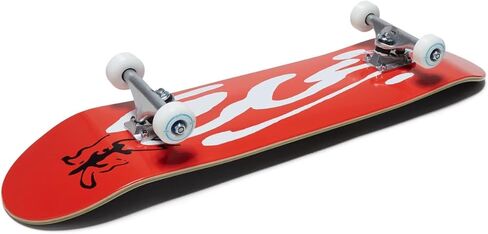 [CCS] Ink Blot Logo Skateboard Complete - Red - 8.50" in Saudi Arabia