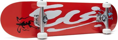 [CCS] Ink Blot Logo Skateboard Complete - Red - 8.50" in Saudi Arabia