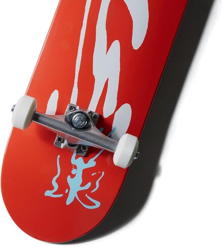 [CCS] Ink Blot Logo Skateboard Complete - Red - 8.50" in Saudi Arabia