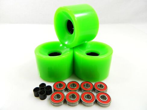 عجلات Big Boy Choice 78a Longboard (إزاحة)، 76 مم، أخضر فاتح in Saudi Arabia