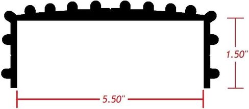 2x6 Boat Trailer Guide Kit, with Endcaps and Hardware in Saudi Arabia