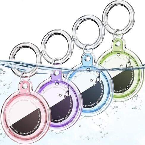 Galafoki for AirTags Holder 2nd 2026 & 1st Gen 2021-4 Pack+2 Pack | IPX8 Waterproof Case with Keychain,Scratch-Resistant & Dust-proof, Tracker Item Finders Cover for Kids Dog Car Keys Luggage in Saudi Arabia