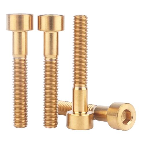 4 قطعة مسمار سداسي من التيتانيوم M5x10 16 20 25 30 35 مللي متر مسمار سداسي ألين (أزرق محروق، M5x30mm) in Kuwait