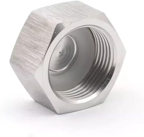 NPT Metric Female Thread 304 Stainless Steel Hex Head End Cap Plug Pipe Fitting Adapter Connector(M16x1.5) in Saudi Arabia