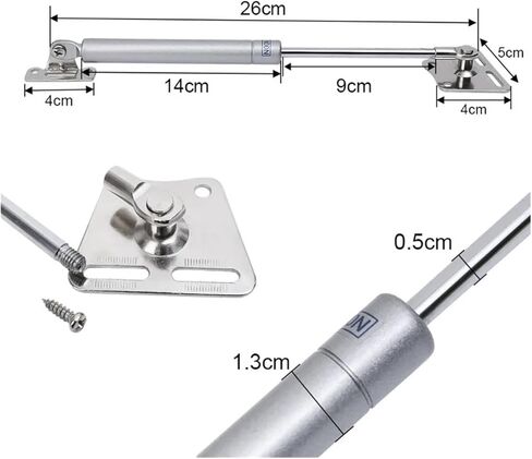 Automatic Door Closer 10KG Adjustable Speed Positioning Cabinet Support Rod Gas Spring in Saudi Arabia
