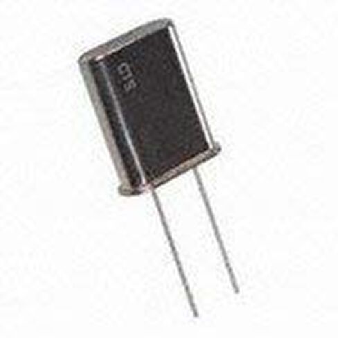 CTS Corporation, MP018S, Crystal - 1.8432 MHz - ±50ppm Stability - ±30ppm Tolerance - 13pF - 600 Ohms - Fundamental Operating Mode - HC-49/U - Through Hole. (100 Item/s) in Kuwait