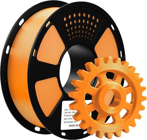 Geeetech ASA Filament 1.75mm, Premium UV & Weather Resistant 3D Printer Filament, 1kg (2.2lbs) Spool, Dimensional Accuracy ±0.02mm, Perfect for Outdoor Functional Parts (Black) in Saudi Arabia