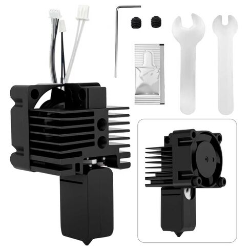 مجموعة Bamboo Lab P1P، P1S Hotend الكاملة، نهاية ساخنة من الفولاذ المقوى للتجميع الكامل مع فوهة 0.4 مم، ومروحة تبريد، وثرمستور، واستبدال كتلة تسخين الطارد للطابعة ثلاثية الأبعاد من سلسلة P1 in Saudi Arabia