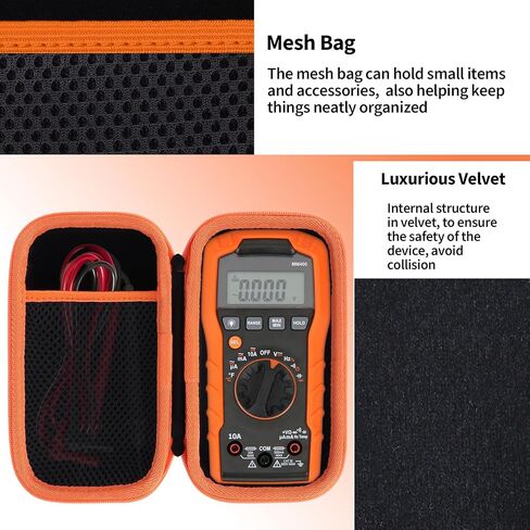 حقيبة تخزين متوافقة مع أدوات كلاين MM325 / 69149P / MM420 / MM720 / ET270 / 69355 / MM400 / MM300 جهاز اختبار الجهد الكهربائي الرقمي المتعدد in Kuwait