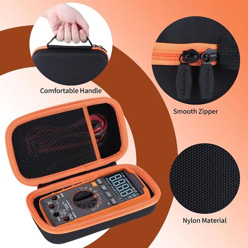 حقيبة تخزين متوافقة مع أدوات كلاين MM325 / 69149P / MM420 / MM720 / ET270 / 69355 / MM400 / MM300 جهاز اختبار الجهد الكهربائي الرقمي المتعدد in Kuwait