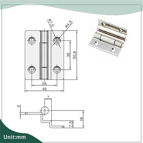 304 Stainless Steel Staircase Right Angle Bending Door Hinge1Pcs in Saudi Arabia