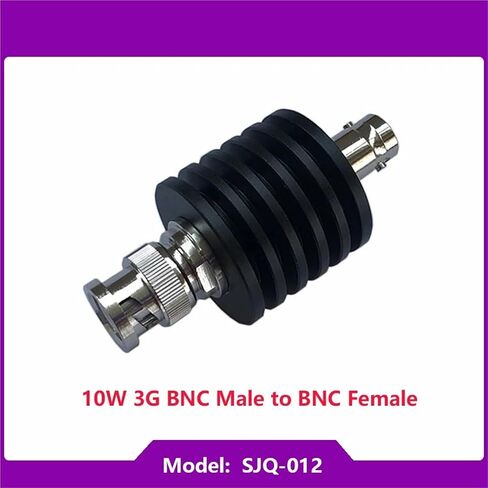 مخفف التردد اللاسلكي الثابت BNC بقدرة 10 وات DC-4 جيجا هرتز 1-40 ديسيبل محوري ذكر إلى أنثى عالي الدقة لأنظمة القياس (BNC M إلى F 10 وات 3 جيجا هرتز، 10 ديسيبل) in Kuwait