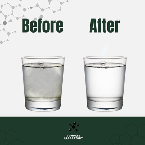 مجموعة تنقية المياه للمختبرات من كومباس - محلول ثاني أكسيد الكلور مكون من جزأين (كلوريت الصوديوم وحمض الستريك)، 2 × 50 مل in Kuwait