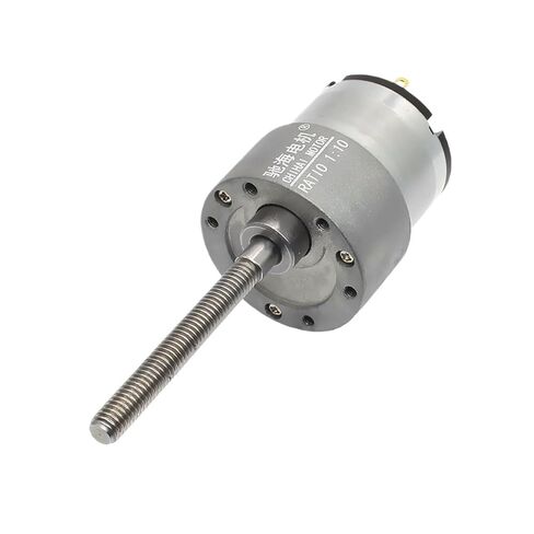 Motor CHR-GM37-520K DC Metric Screw Shaft Gear Motor 24V 12V Mating Flange nut(DC24V730R) in Saudi Arabia