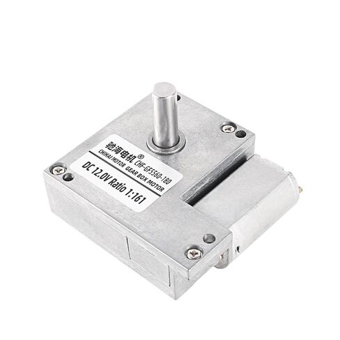 محرك DC6V 12.5KG.CM سرعة منخفضة منخفضة الضوضاء ذاتية القفل محرك تروس دودي DIY (Dc6v i700 11 دورة في الدقيقة، الحزمة D) in Kuwait