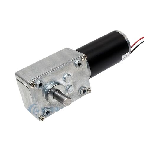 CHW-GW4058-31ZY عمود واحد dc12v 24v تخفيض علبة التروس الدودية العالية عكس محرك التروس الدودي عالي الطاقة (نسبة 36، DC 12V -80) in Kuwait