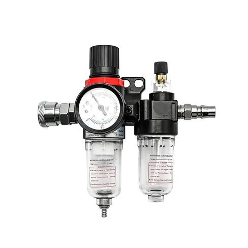 AFC2000 AFR2000+AL2000 G1/4 air Compressor Oil-Water Separator air Filter Pressure reducing Valve Regulator(PC 6mm Fitting) in Saudi Arabia