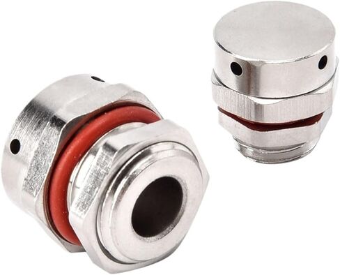 Waterproof Air Vent Valves 1PCS With Nut Metal Waterproof Vent Plug M5-M20 Nickel Plated Brass Screw(M18X1.5) in Saudi Arabia