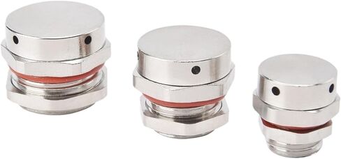 Waterproof Air Vent Valves 1PCS With Nut Metal Waterproof Vent Plug M5-M20 Nickel Plated Brass Screw(M18X1.5) in Saudi Arabia