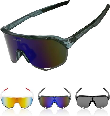 Sports Sunglasses for Men Women Youth, UV Glasses for Cycling Running Fishing Bike Baseball Golf, Scratch Resistant in Saudi Arabia