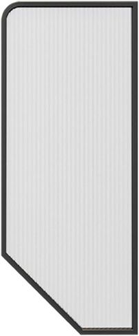 Wall-Mounted Urinal Glass Partition, Waterproof Baffle for Men's Privacy in Public Restrooms, Ideal for Commercial Spaces Like Hotels, Schools, and Malls in Saudi Arabia