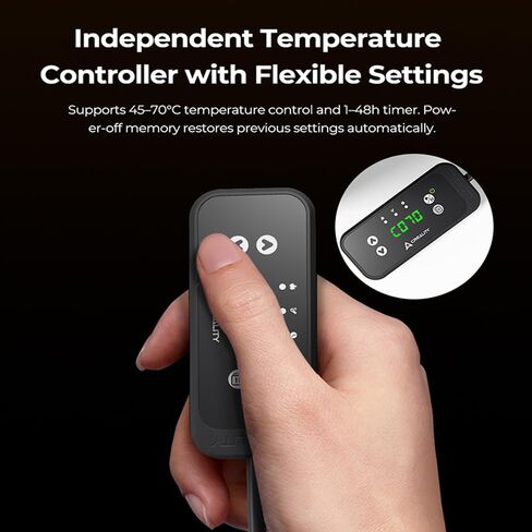 سخان غرفة تجفيف الشعيرات الرسمي من Creality، درجة حرارة الغرفة تصل إلى 70 درجة مئوية تقلل من تشوه الطباعة بنفسك على صندوق فرز الخيوط، حيث يتم تثبيت السخان على طابعة ثلاثية الأبعاد أو استخدامه على غطاء Enclsoure in Kuwait