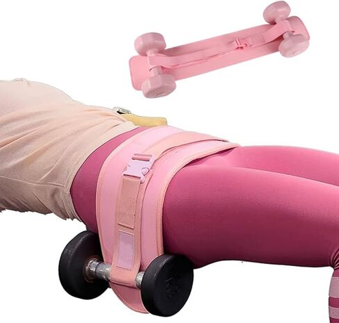 Exercise Hip Thrust Belt Workout Equipment Weighted Adjustable for Glute Strength Training, Use with Heavy Duty Kettlebells in Saudi Arabia