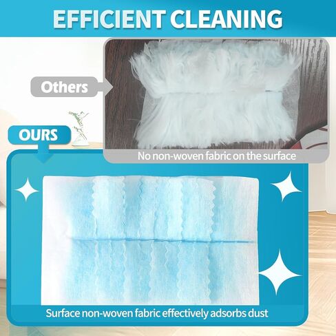 Disposable Microfiber Feather Duster Refills, Multi-Surface Duster Compatible with Swiffer Dusters Handle, 60 Count, Unscented in Saudi Arabia