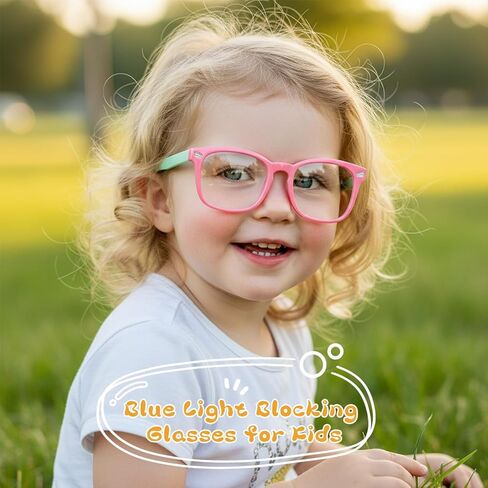 CHEERS DEVICES Toddler Blue Light Glasses for Kids Boys Girls, Computer Glasses Frame and Anti-Glare (Age 2-6) in Saudi Arabia