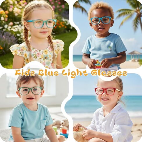 CHEERS DEVICES Toddler Blue Light Glasses for Kids Boys Girls, Computer Glasses Frame and Anti-Glare (Age 2-6) in Saudi Arabia
