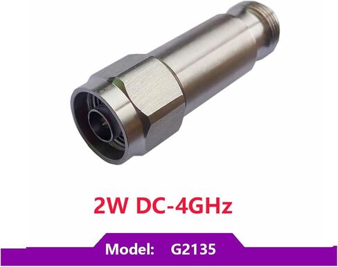 Attenuator DC-3GHz DC- 4GHz N-JK 2W 5W Coaxial Fixed Attenuator 1-40 DB 50Ohm N Male to Female Connector(N M to N F 2W 4GHz,5DB) in Saudi Arabia