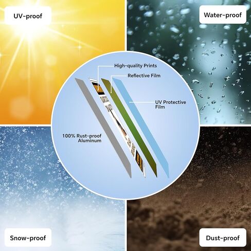 Beware of Dog Signs Do Not Enter Keep Out Aluminum Sign 12x8 Inch 2pack with Mounting Hardware for Home Farm Yard Garden Wall Decor Black in Kuwait