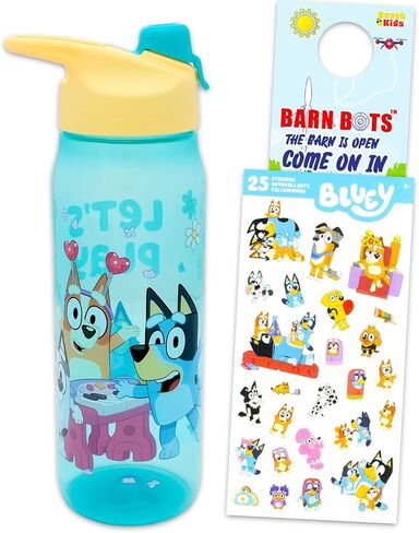 Bluey Water Bottle Bundle - School Supplies Set with 20 Oz Drinking Cup Plus Stickers, More and Bingo Water Bottle for Kids, Boys, Girls in Saudi Arabia