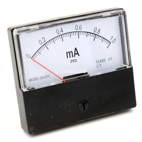 DC 1MA 20MA 30MA 50MA 100MA 200MA 300MA 500MA Analog Current Panel Meter Ampere Ammeter DH-670 1Pcs(30MA) in Saudi Arabia