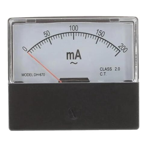DC 1MA 20MA 30MA 50MA 100MA 200MA 300MA 500MA Analog Current Panel Meter Ampere Ammeter DH-670 1Pcs(30MA) in Saudi Arabia