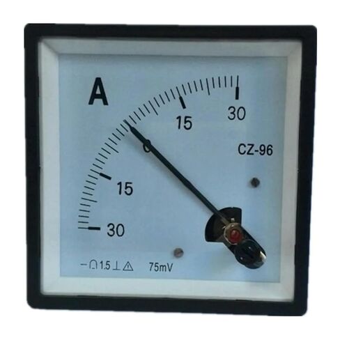 DC -30A-0-30A +-30A -10A -15A -20A -50A -75A Analog Ammeter Panel Current Meter Gauge CZ-96 1Pcs(50A) in Saudi Arabia