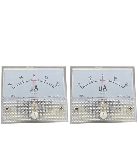 85C1 +-UA تيار مستمر 25UA 50UA 100UA 200UA مؤشر نوع مقياس التيار الكهربائي الإيجابي والسلبي متر ميكرو أمبير 1 قطعة (500-0-500UA) in Saudi Arabia