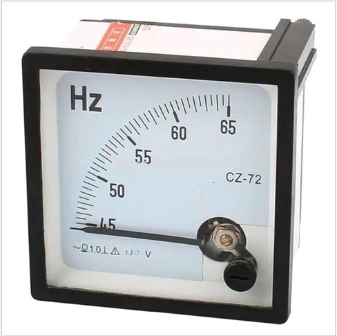 CZ-72 AC 100V 220V 380V Analog Panel Frequency Meter Tester Gauge Indicator 45-65 Hz - 72 * 72mm 1Pcs(220V) in Saudi Arabia